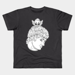 Renaissance boy and angel Kids T-Shirt